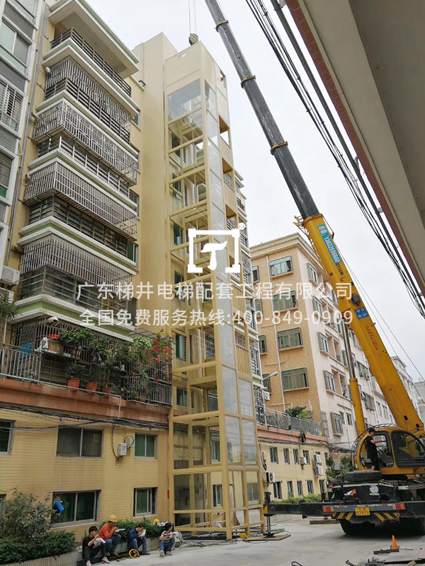 東莞市高埗鎮(zhèn)香市中學教職工宿舍樓舊加梯項目